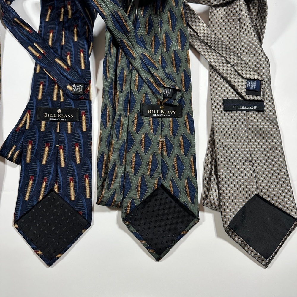 Men’s Bill Blass Necktie Collection Set Of Five​​​​ - Picture 6 of 7